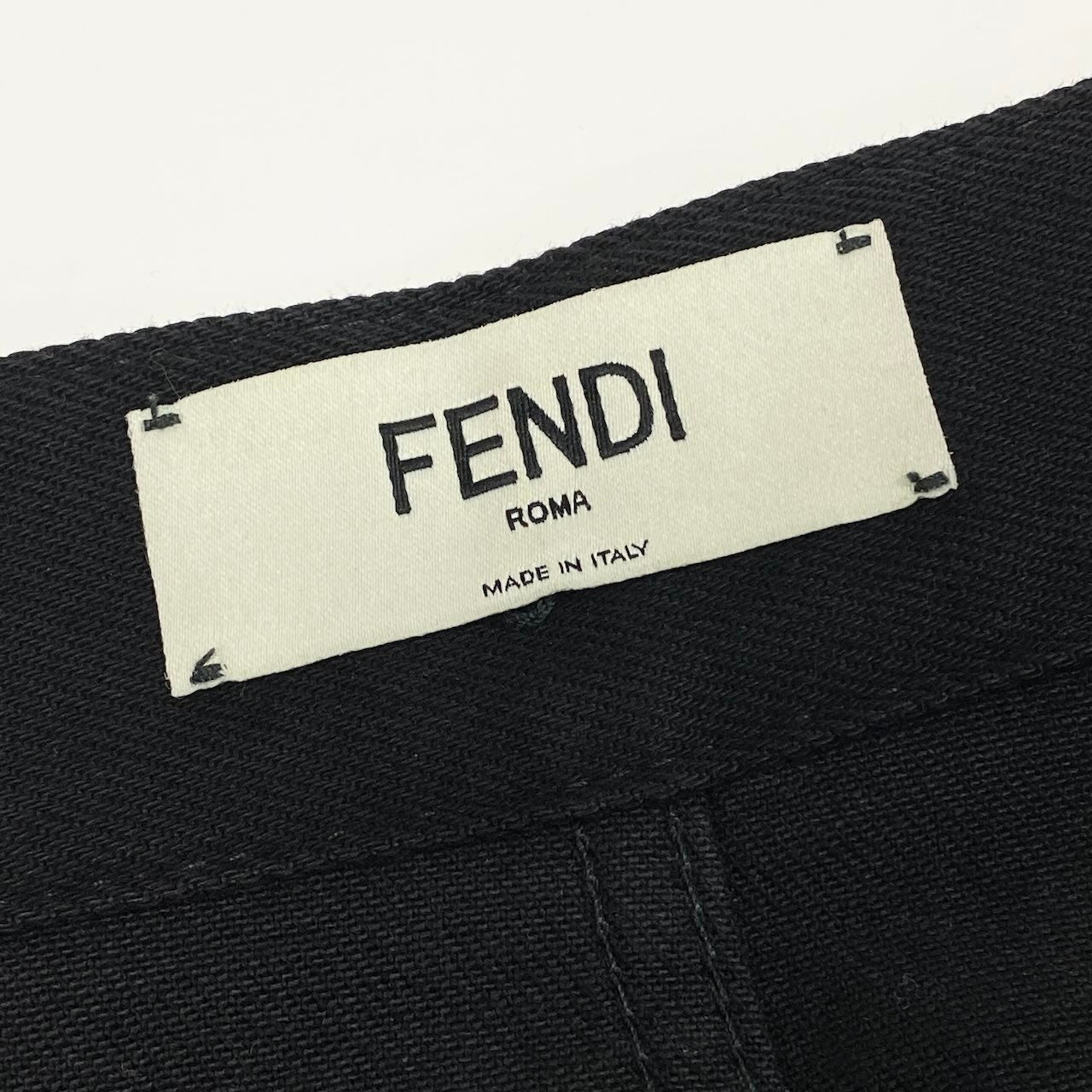 FENDI フェンディ コットンスカート ブラック コットン / ポリウレタン 12CPF-21-1224 ミニスカート レディース B