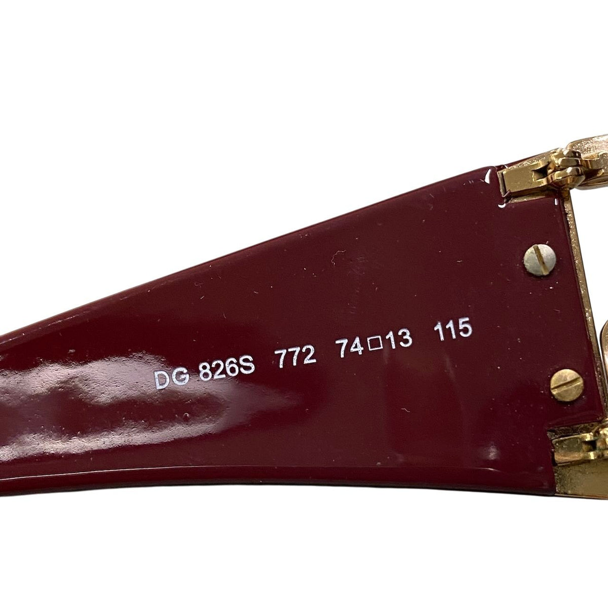DOLCE&GABBANA ドルチェアンドガッバーナ DG リムレスサングラス アイウェア 74□13 ブラック ボルドー プラスチック / メッキ DG826S サングラス スクエア メンズ ABP