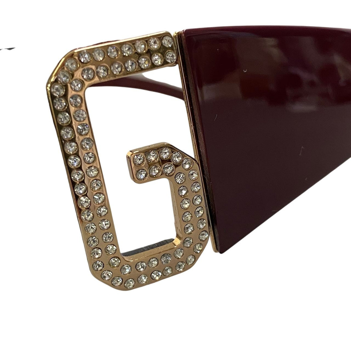 DOLCE&GABBANA ドルチェアンドガッバーナ DG リムレスサングラス アイウェア 74□13 ブラック ボルドー プラスチック / メッキ DG826S サングラス スクエア メンズ ABP