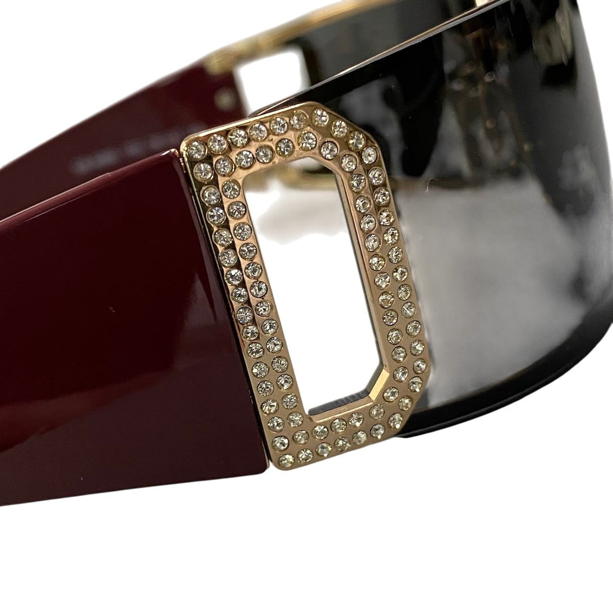 DOLCE&GABBANA ドルチェアンドガッバーナ DG リムレスサングラス アイウェア 74□13 ブラック ボルドー プラスチック / メッキ DG826S サングラス スクエア メンズ ABP