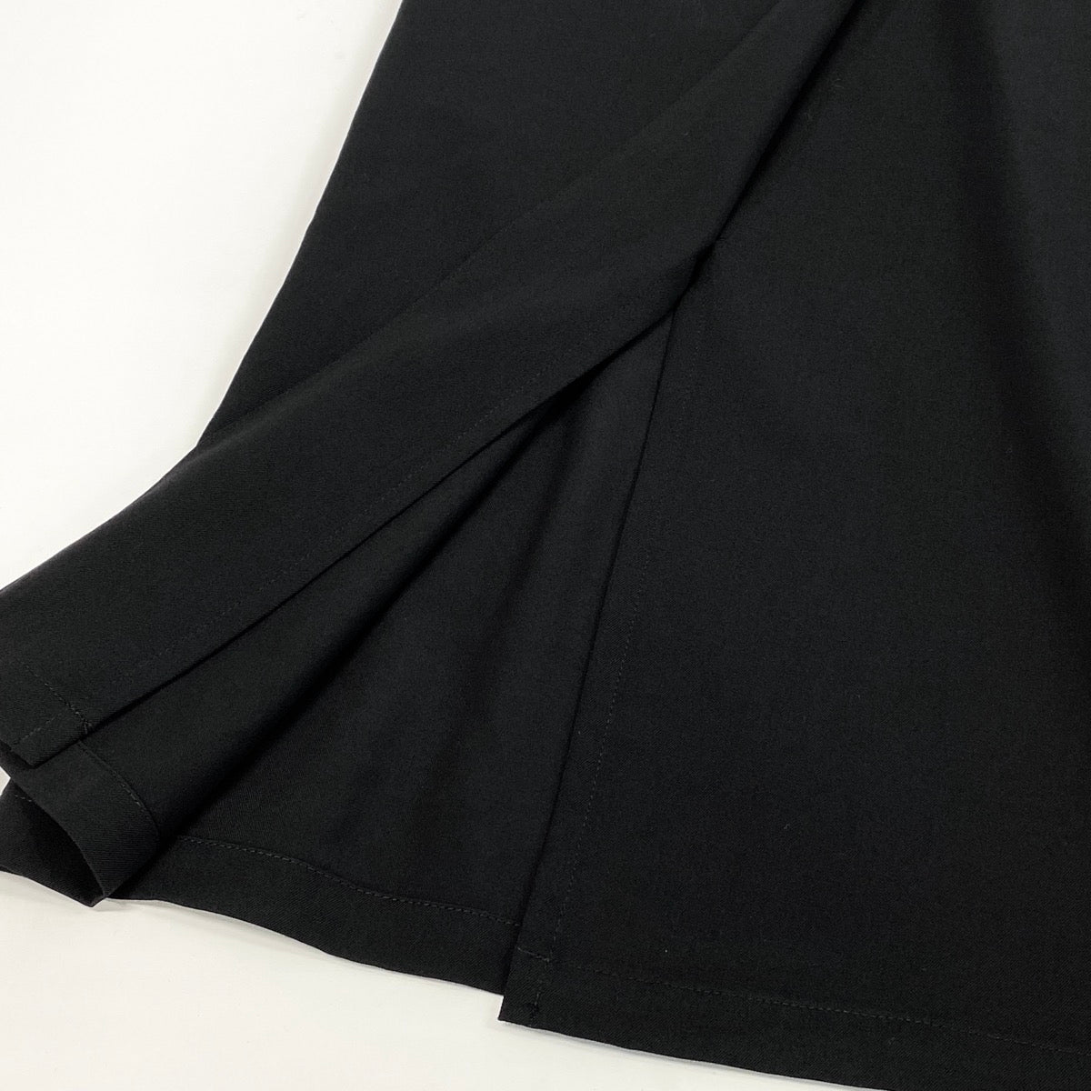 Yohji Yamamoto ヨウジヤマモト バックスリット ブラック ウール FG-S02-100 ロングスカート レディース AB