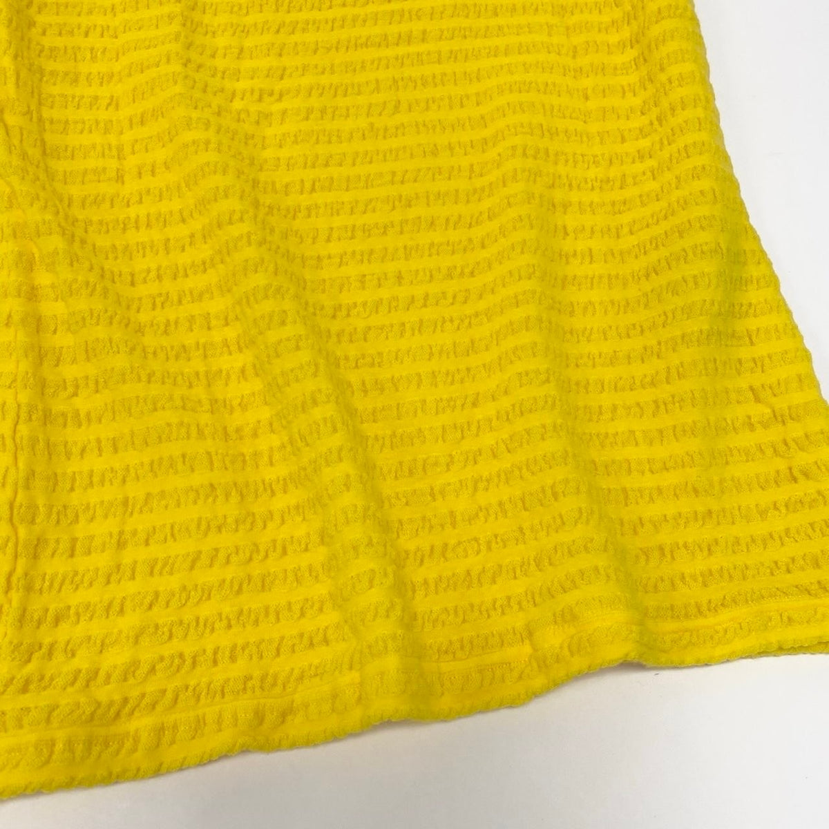 ISSEY MIYAKE A-POC INSIDE イッセイミヤケ エイポック インサイド ショートスリーブ トップス イエロー ウール / ナイロン AP33JJ405 カットソー レディース AB