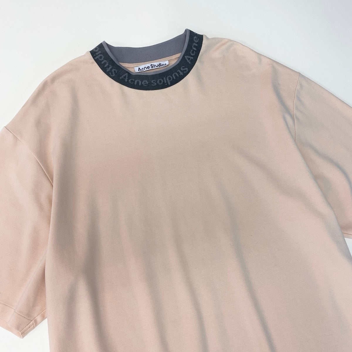 ACNE STUDIOS アクネストゥディオズ ロゴカラー プルオーバー レーヨン / ナイロン / ポリウレタン BL282 半袖Ｔシャツ メンズ B