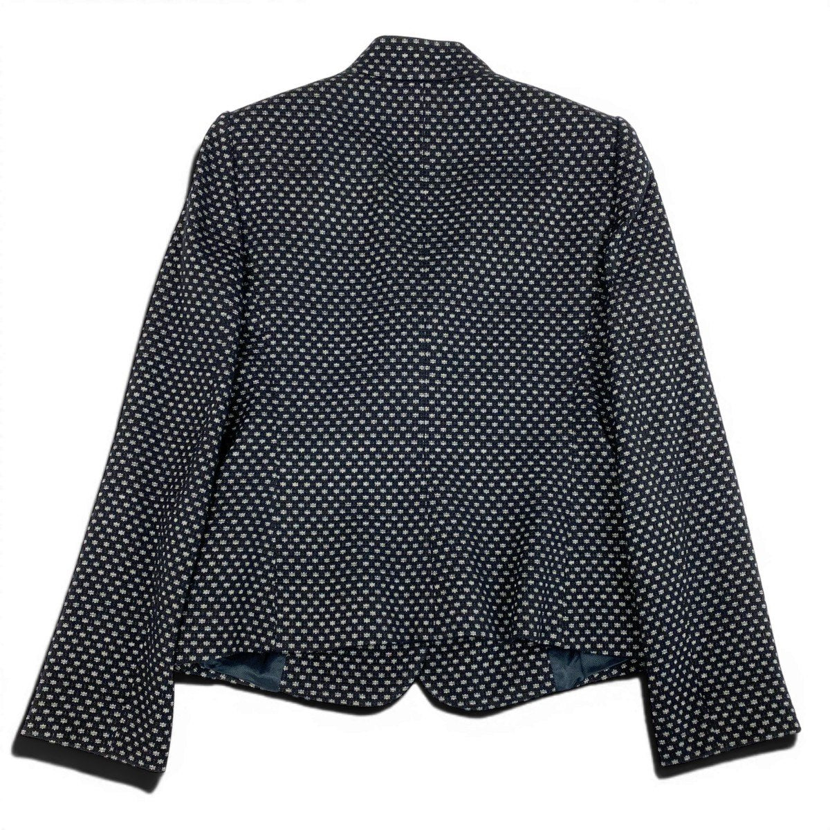 ARMANI COLLEZIONI アルマーニコレッツォーニ 総柄 立体刺繡 ブラック ウール / レーヨン / ポリエステル テーラードジャケット レディース AB