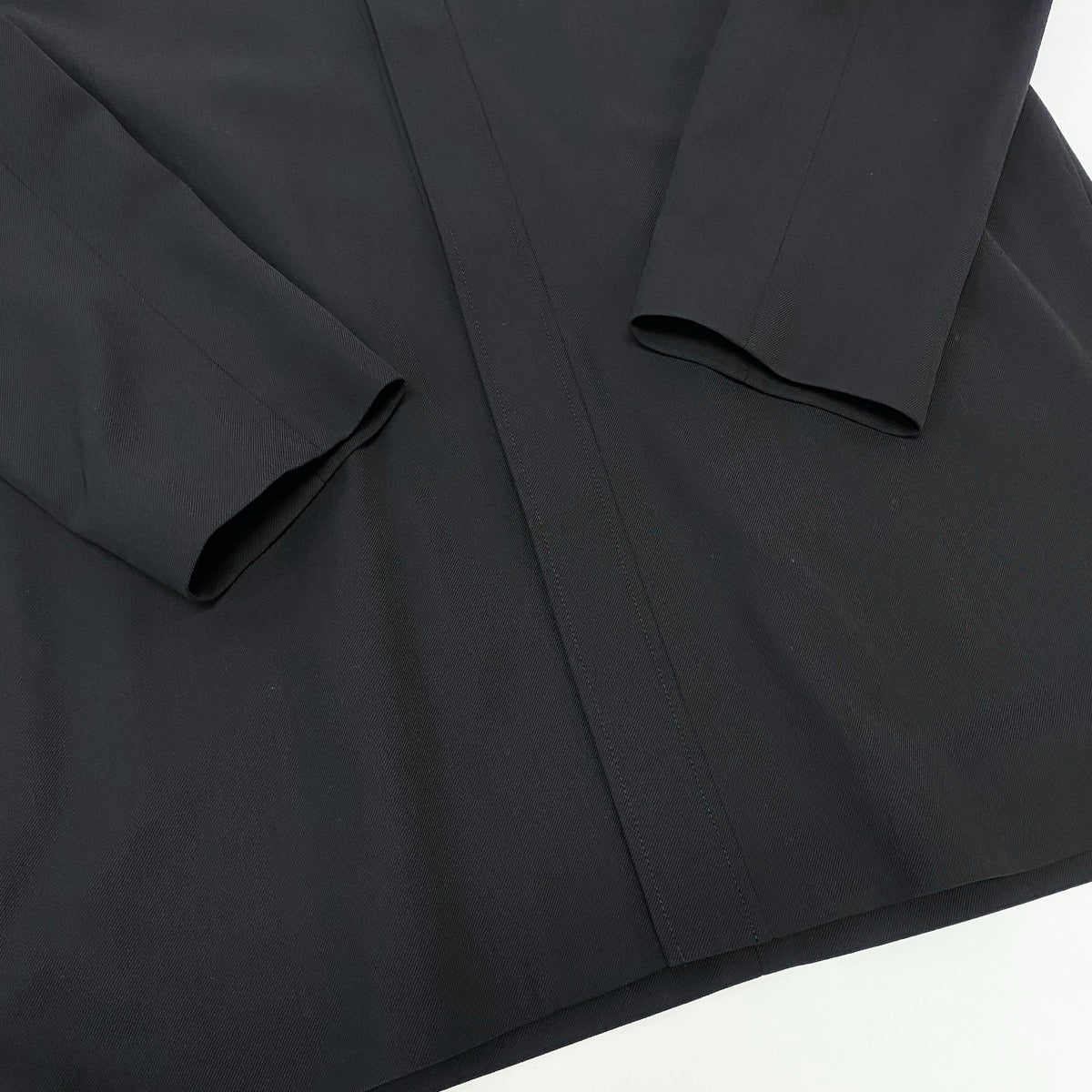 BALENCIAGA バレンシアガ ウールツイールシャツジャケット ブラック ウール / レーヨン その他アウター メンズ S