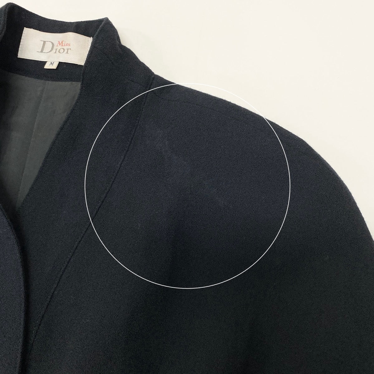 Dior ディオール Miss Dior Aライン フレアコート ブラック ウール その他アウター レディース B