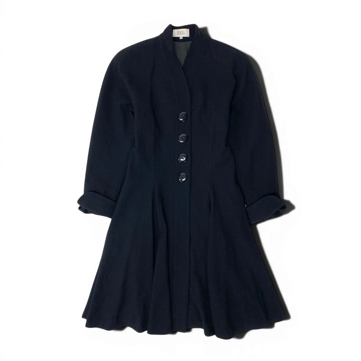 Dior ディオール Miss Dior Aライン フレアコート ブラック ウール その他アウター レディース B