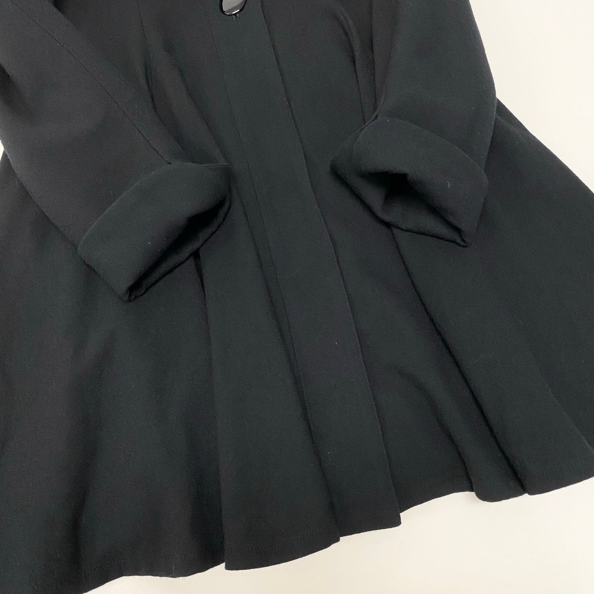 Dior ディオール Miss Dior Aライン フレアコート ブラック ウール その他アウター レディース B