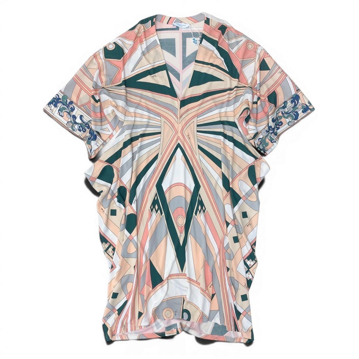 Emilio Pucci エミリオ プッチ 変形チュニックワンピース 総柄 マルチカラー レーヨン ワンピース レディース SA