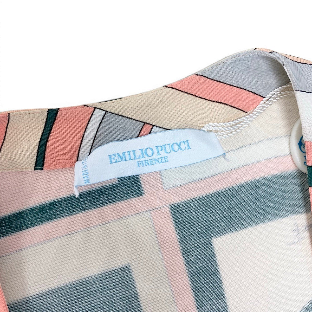 Emilio Pucci エミリオ プッチ 変形チュニックワンピース 総柄 マルチカラー レーヨン ワンピース レディース SA