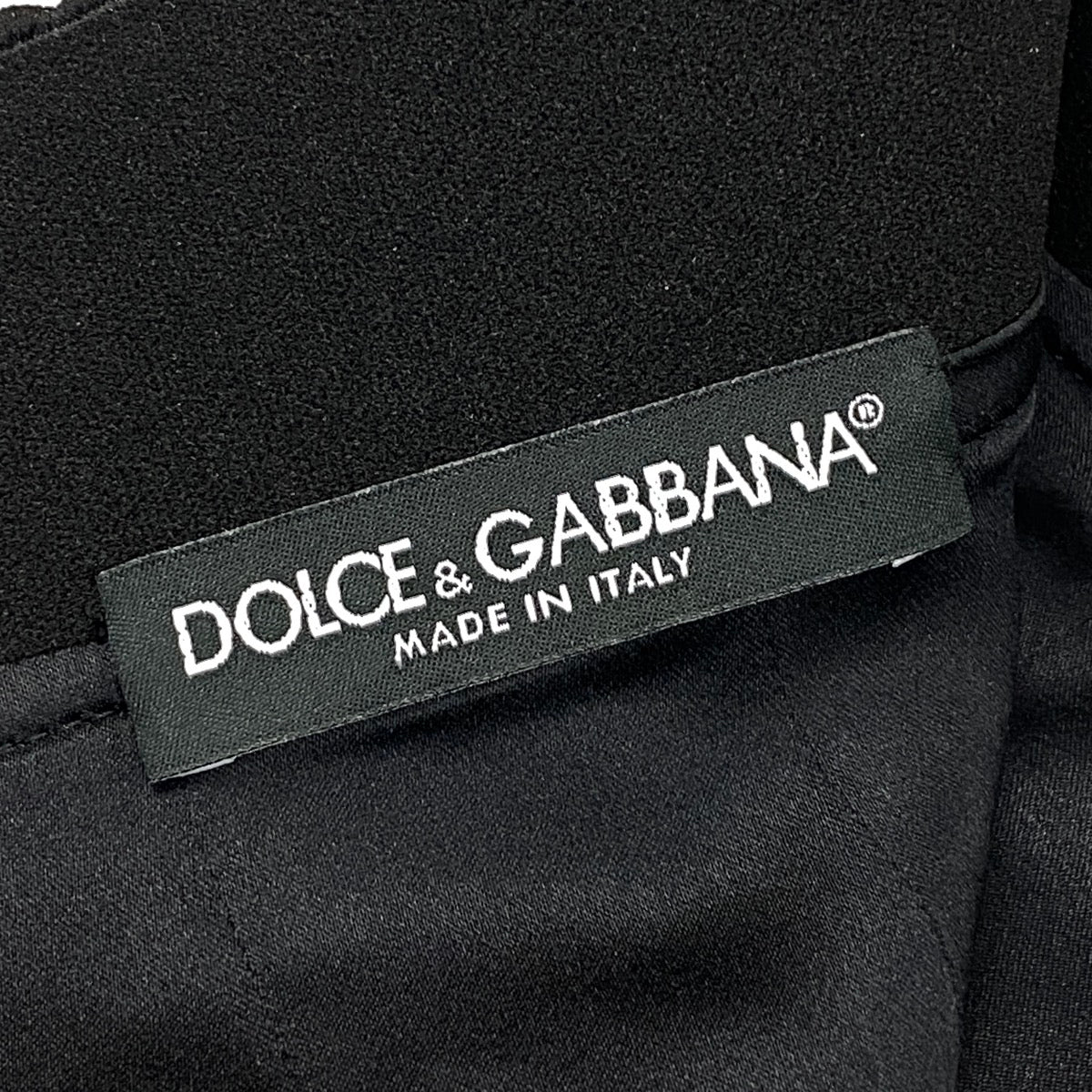 DOLCE&GABBANA ドルチェアンドガッバーナ フラワープリント ミディ丈 ブラック マルチカラー シルク スカート レディース A