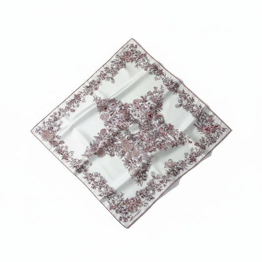 Christian Dior クリスチャンディオール Dior Star 70 花柄 マルチカラー シルク スカーフ レディース S