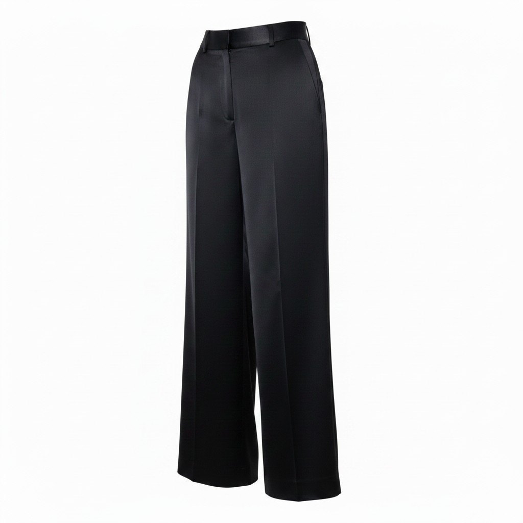 JIL SANDER ジルサンダー トラウザーパンツ ワイドパンツ とろみ素材 ワイドシルエット ブラック レーヨン JO3KA0264 J65246 スラックスパンツ レディース SA