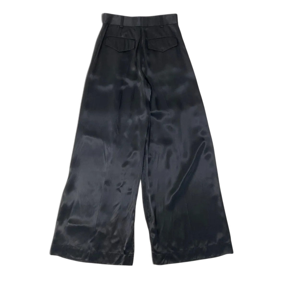 JIL SANDER ジルサンダー トラウザーパンツ ワイドパンツ とろみ素材 ワイドシルエット ブラック レーヨン JO3KA0264 J65246 スラックスパンツ レディース SA
