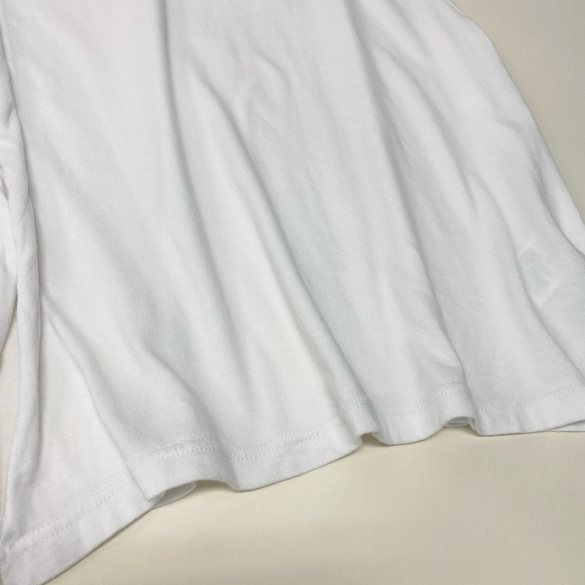 Y's ワイズ 変形コットンTシャツ ホワイト コットン カットソー レディース ABP