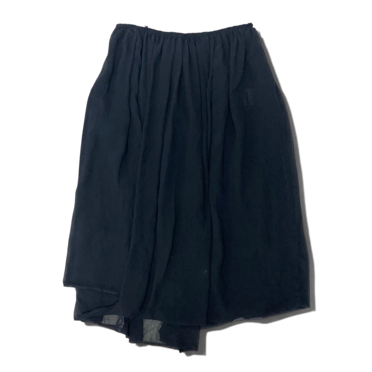 COMME des GARCONS コムデギャルソン COMME des GARCONS GIRL 変形スカート ブラック ポリエステル AD2014 シフォンスカート レディース AB