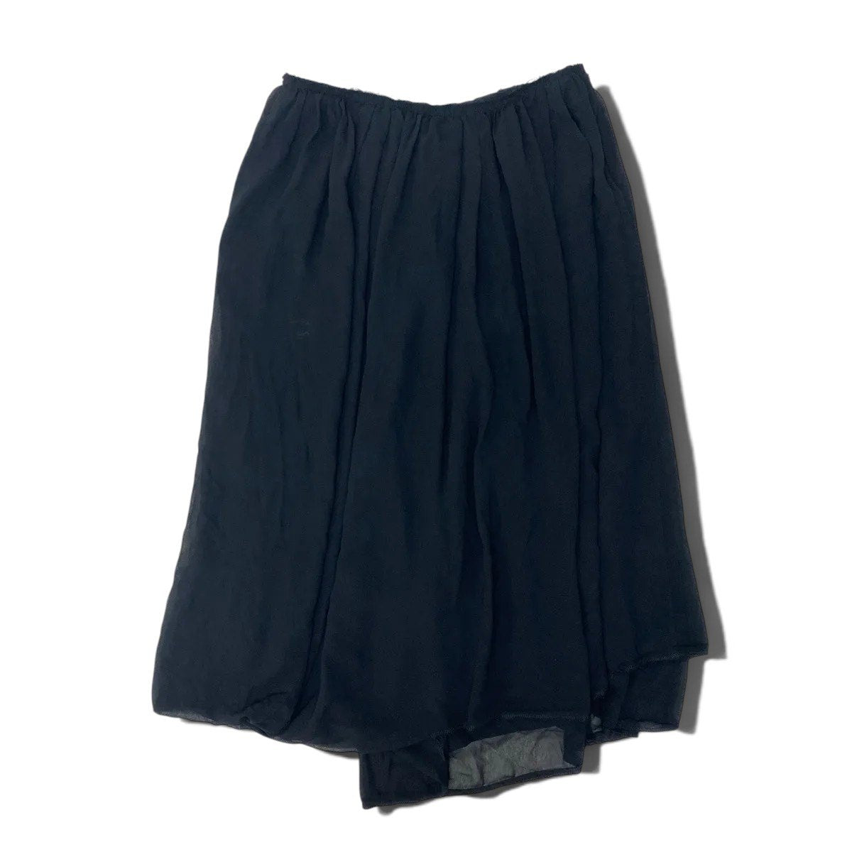 COMME des GARCONS コムデギャルソン COMME des GARCONS GIRL 変形スカート ブラック ポリエステル AD2014 シフォンスカート レディース AB