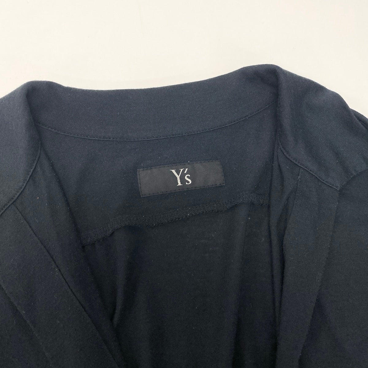 Y's ワイズ ロングカーディガン シャツブラウスカーディガン ブラック ポリエステル カーディガン レディース AB
