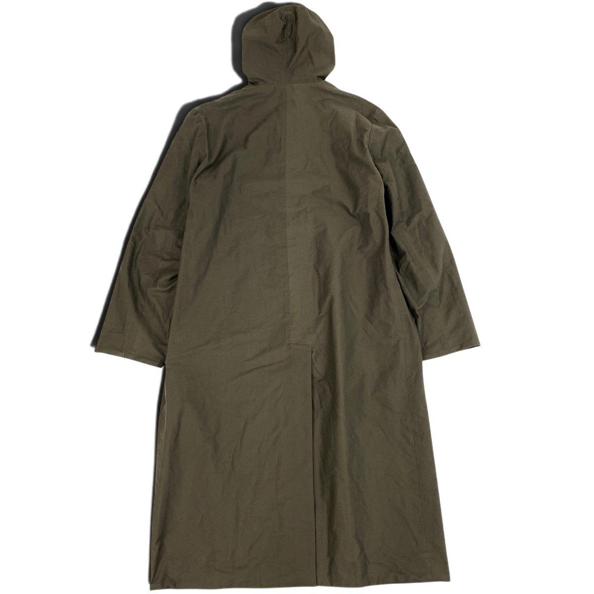 Y's ワイズ Y's BANG ON! YOHJI YAMAMOTO ジップアップコート リバーシブル フード付き 2way カーキ コットン YA-C90-802 ロングコート メンズ AB