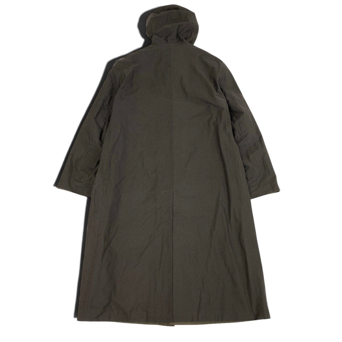 Y's ワイズ Y's BANG ON! YOHJI YAMAMOTO ジップアップコート リバーシブル フード付き 2way カーキ コットン YA-C90-802 ロングコート メンズ AB