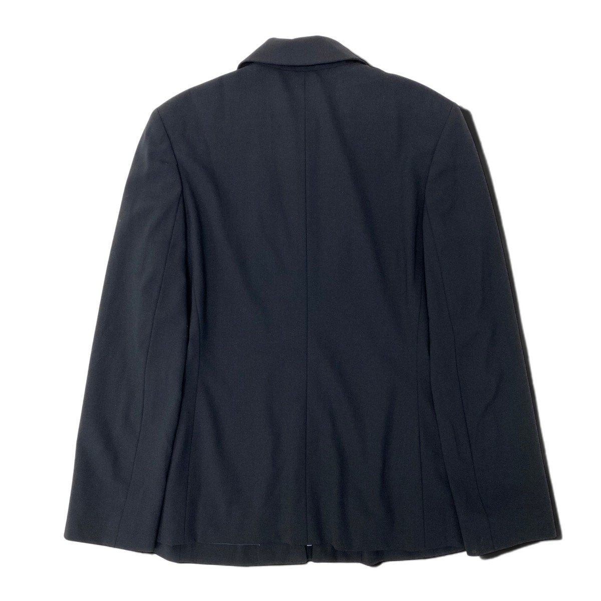 CELINE セリーヌ フルジップジャケット ステンカラー ハーフコート ブラック ウール / ポリウレタン その他アウター レディース B