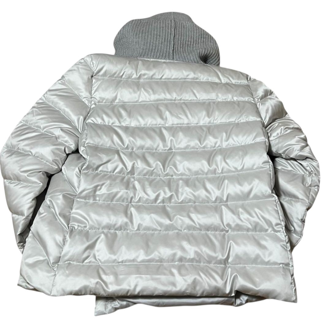 ISSEY MIYAKE イッセイミヤケ グレー ポリエステル / ウール / ダウン フェザー IM83FD518 ダウンジャケット レディース AB