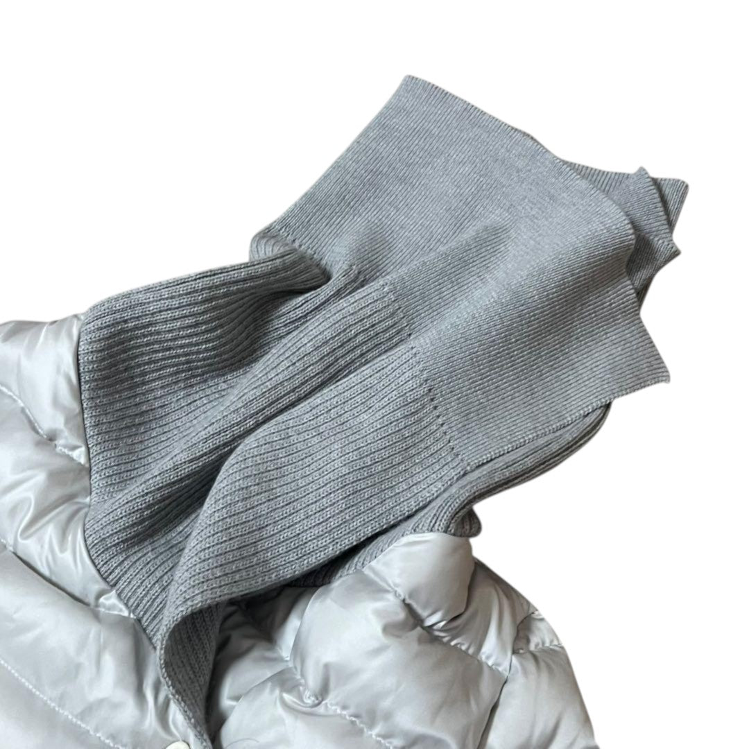 ISSEY MIYAKE イッセイミヤケ グレー ポリエステル / ウール / ダウン フェザー IM83FD518 ダウンジャケット レディース AB