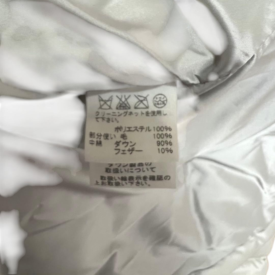 ISSEY MIYAKE イッセイミヤケ グレー ポリエステル / ウール / ダウン フェザー IM83FD518 ダウンジャケット レディース AB