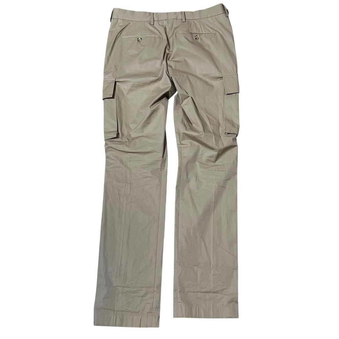 BURBERRY Military Size M Size 48 Beige Cotton Setup Shirt Pants Men's AB