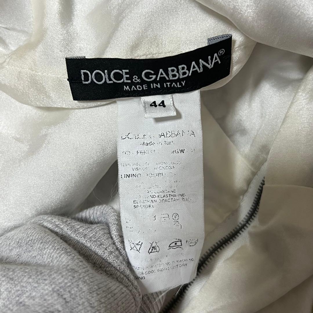 DOLCE&GABBANA Floral White Black Rayon Sleeveless Dress Ladies B