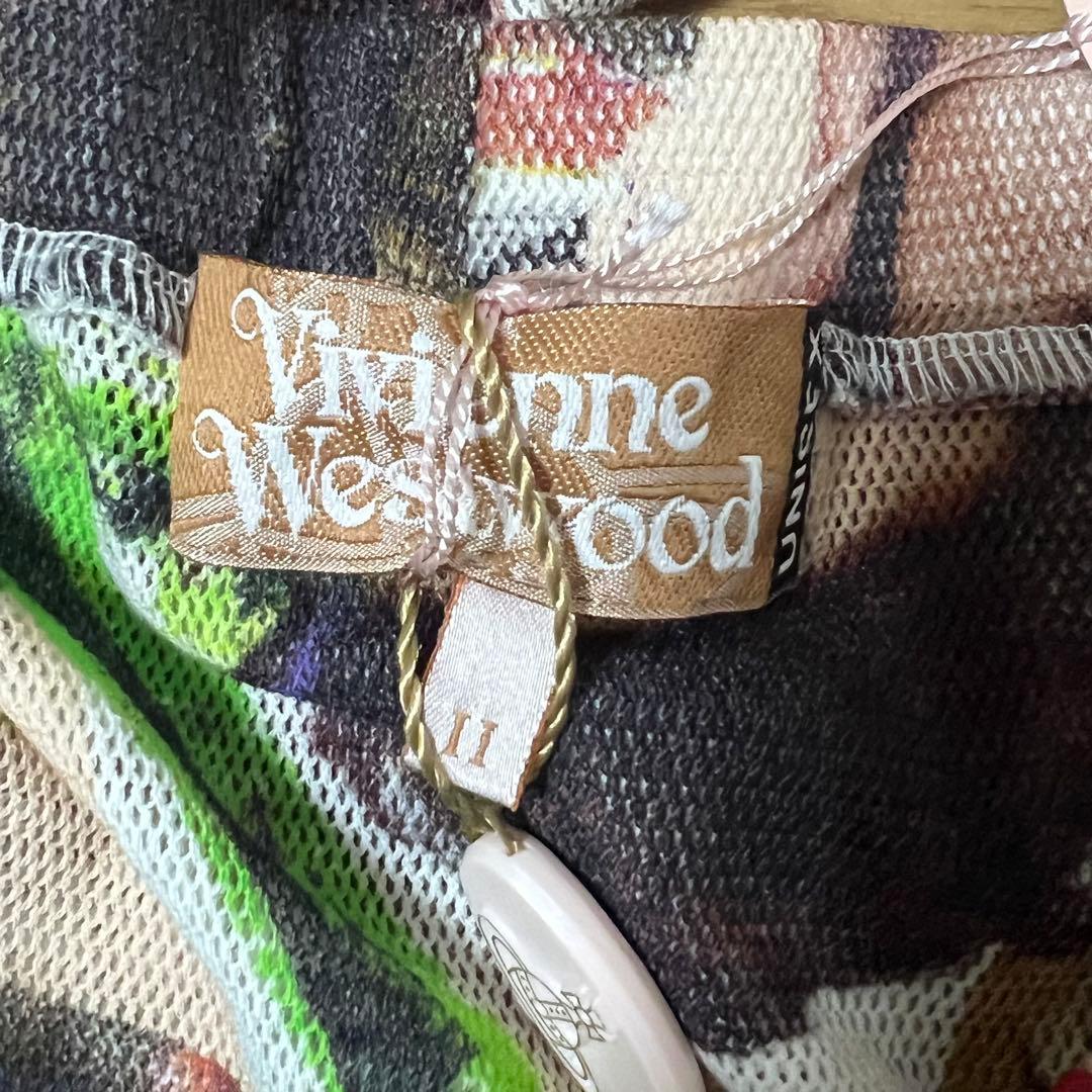 Vivienne Westwood Allover Graffiti Multi-Color Cotton / Nylon / Polyurethane Pants Leggings Women's SA