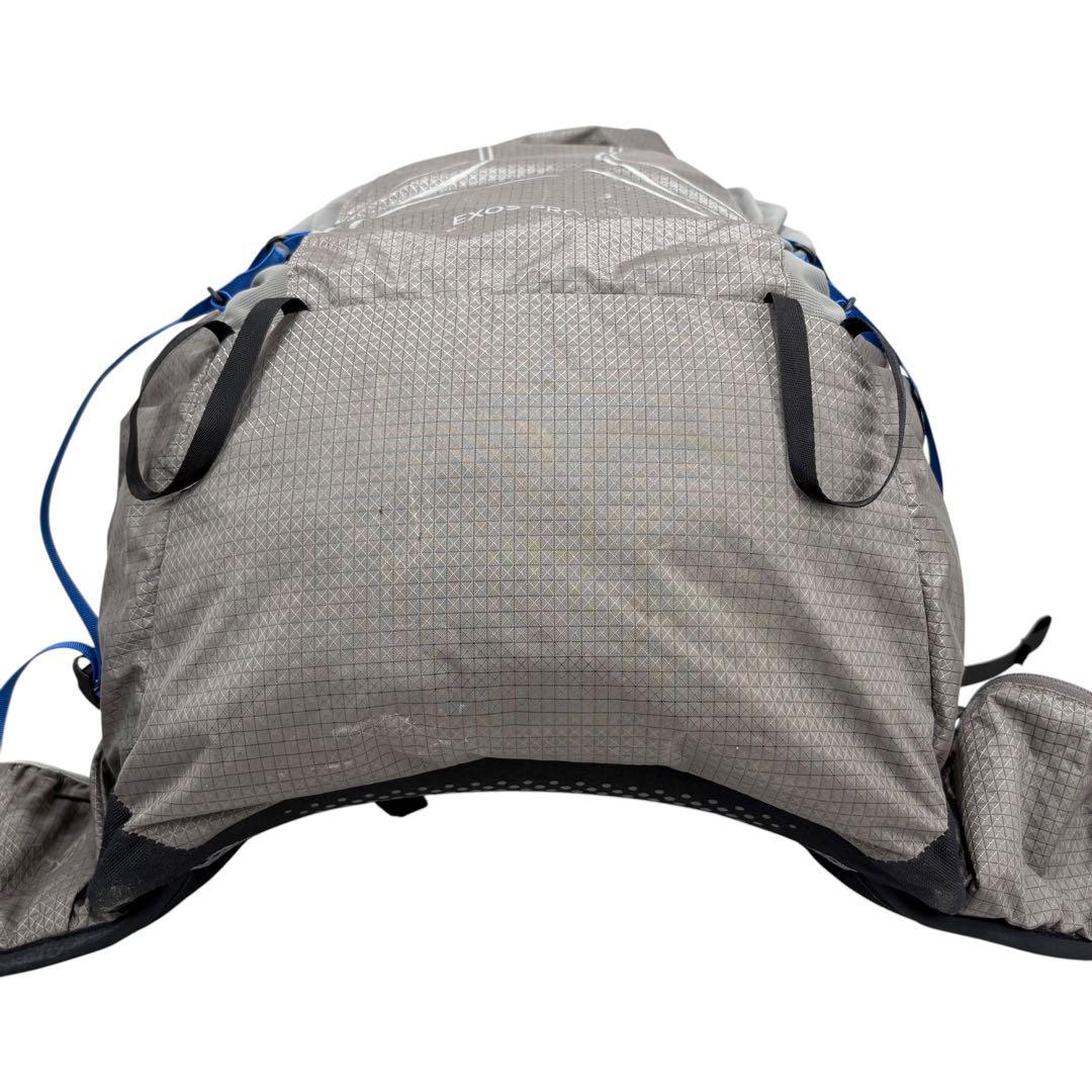 OSPREY オスプレー バックパック アウトドア用 大容量 グレー ブルー ナイロン リュック・デイパック メンズ B