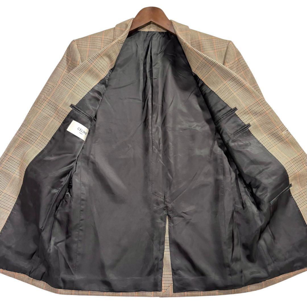 CELINE Brown Wool Tailored Jacket for Women ABP