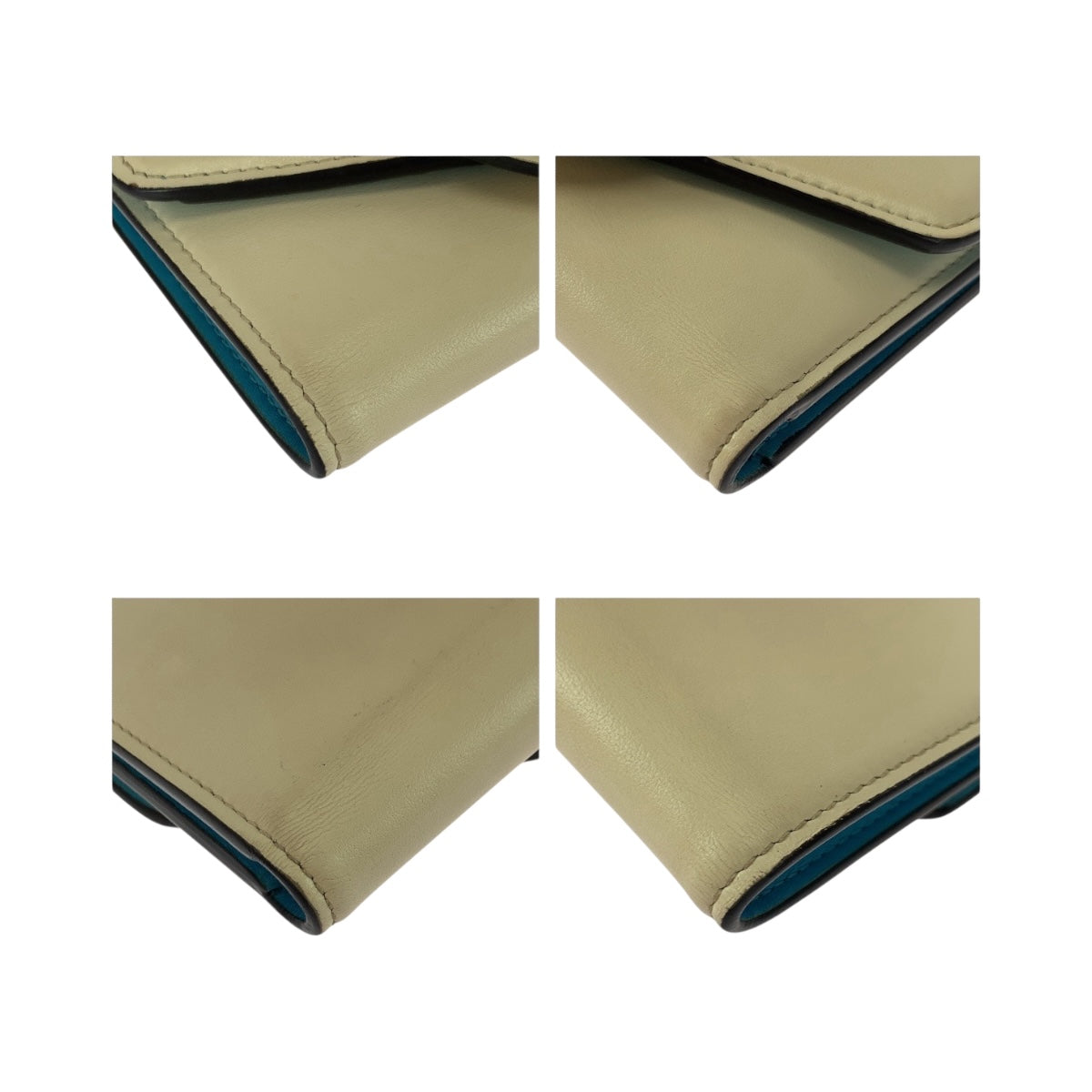 20687
LOUIS VUITTON ルイヴィトン ポルトフォイユポンヌフ アイボリー ゴールド金具 レザー M69176 折財布 コンパクトウォレット レディース ABP35