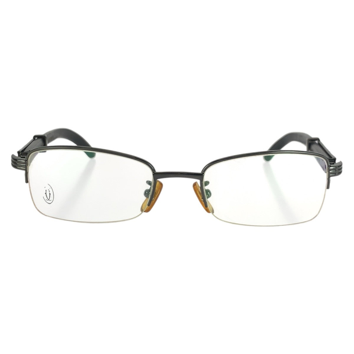 21626
CARTIER カルティエ ブラック 黒 プラスチック / メタル メガネ 男女兼用 メンズ AB30