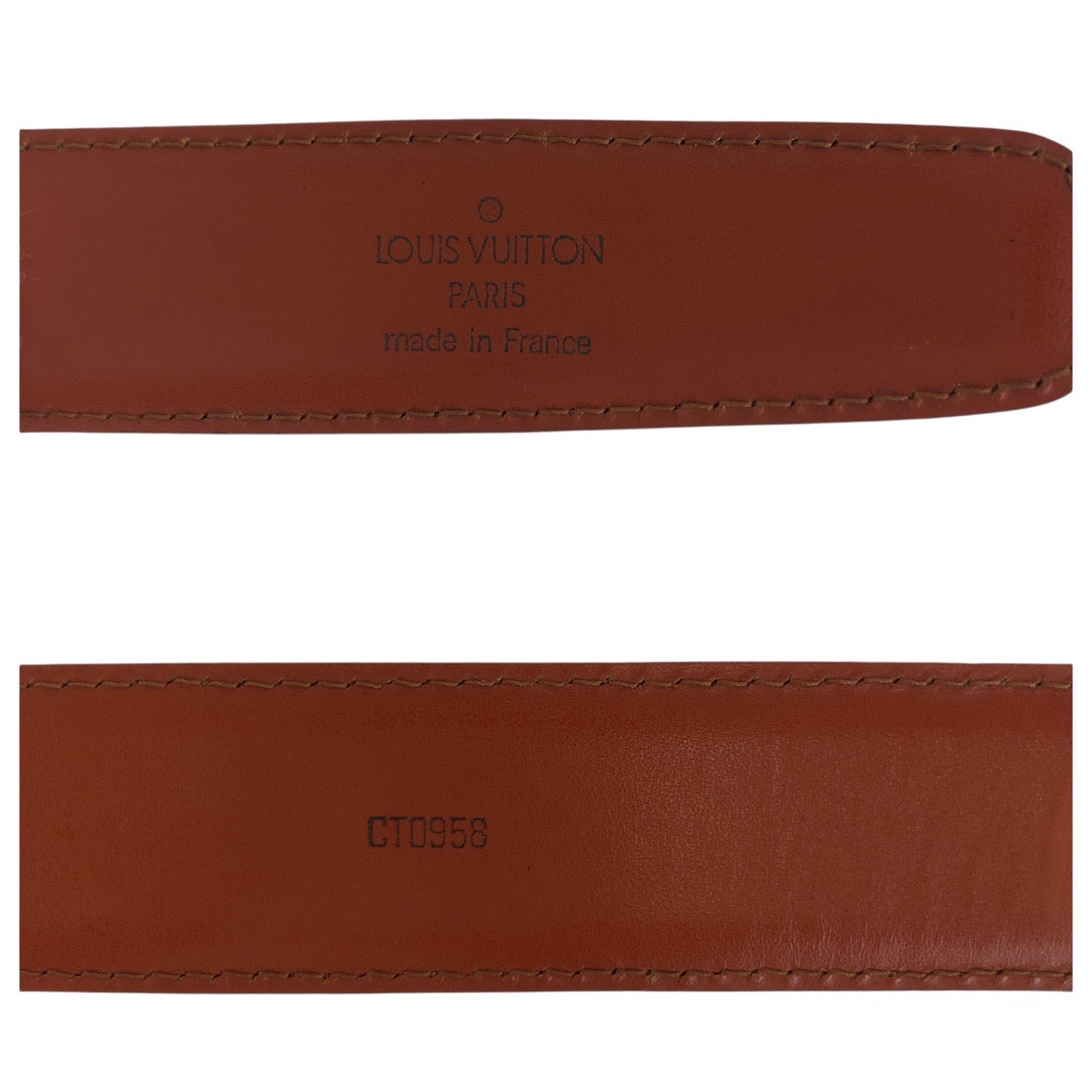 19469
LOUIS VUITTON ルイヴィトン エピ サンチュール クラシック 88cm ブラウン ゴールド金具 レザー CT0958 ベルト 男女兼用  メンズ ABP15