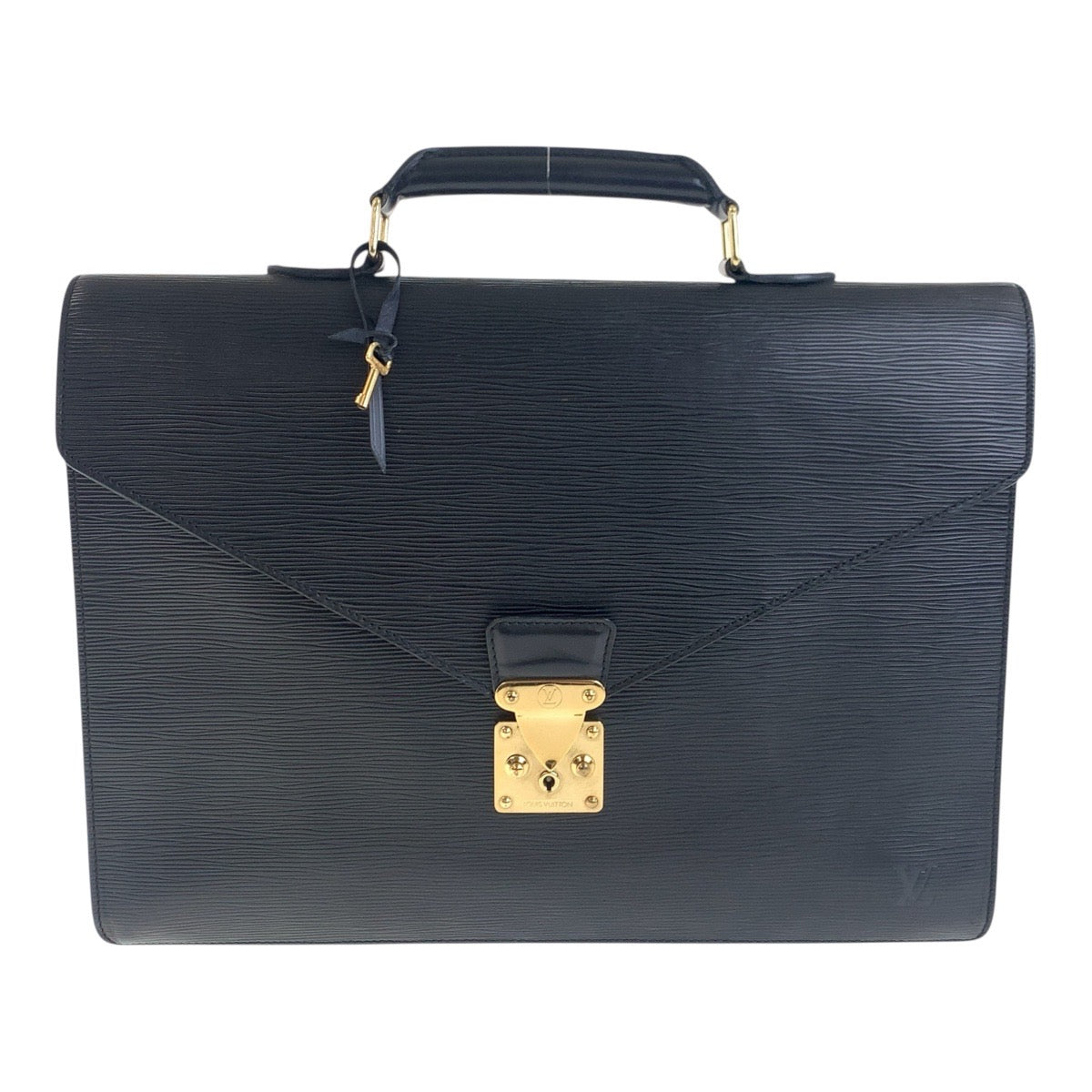 17410
LOUIS VUITTON ルイヴィトン エピ セルヴィエッ ト コンセイエ ノワール 黒 ゴールド金具 エピレザー M54422 ビジネスバッグ ブリーフケース  メンズ AB40