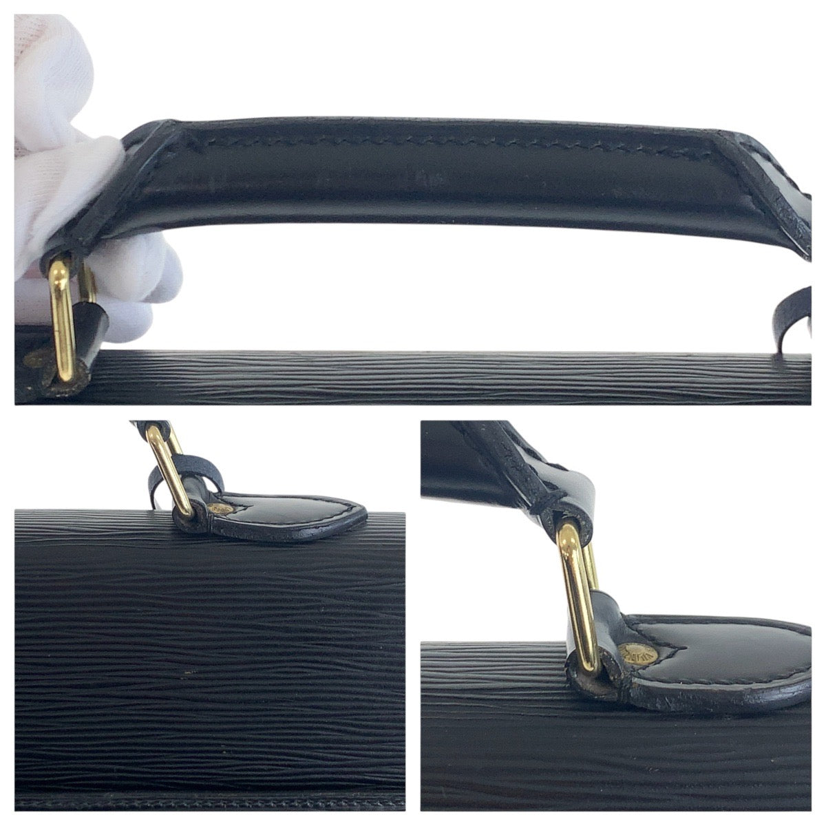17410
LOUIS VUITTON ルイヴィトン エピ セルヴィエッ ト コンセイエ ノワール 黒 ゴールド金具 エピレザー M54422 ビジネスバッグ ブリーフケース  メンズ AB40