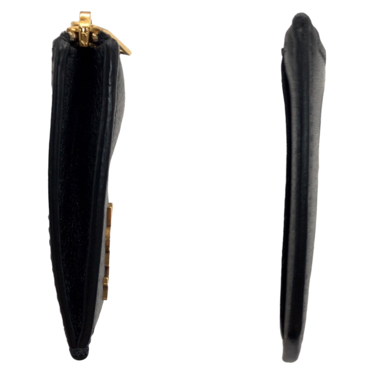 10844
SAINT LAURENT PARIS サンローランパリ YSL ブラック 黒 ゴールド金具 レザー 637425 15B0W コインケース フラグメントケース 小銭入れ カードケース  メンズ