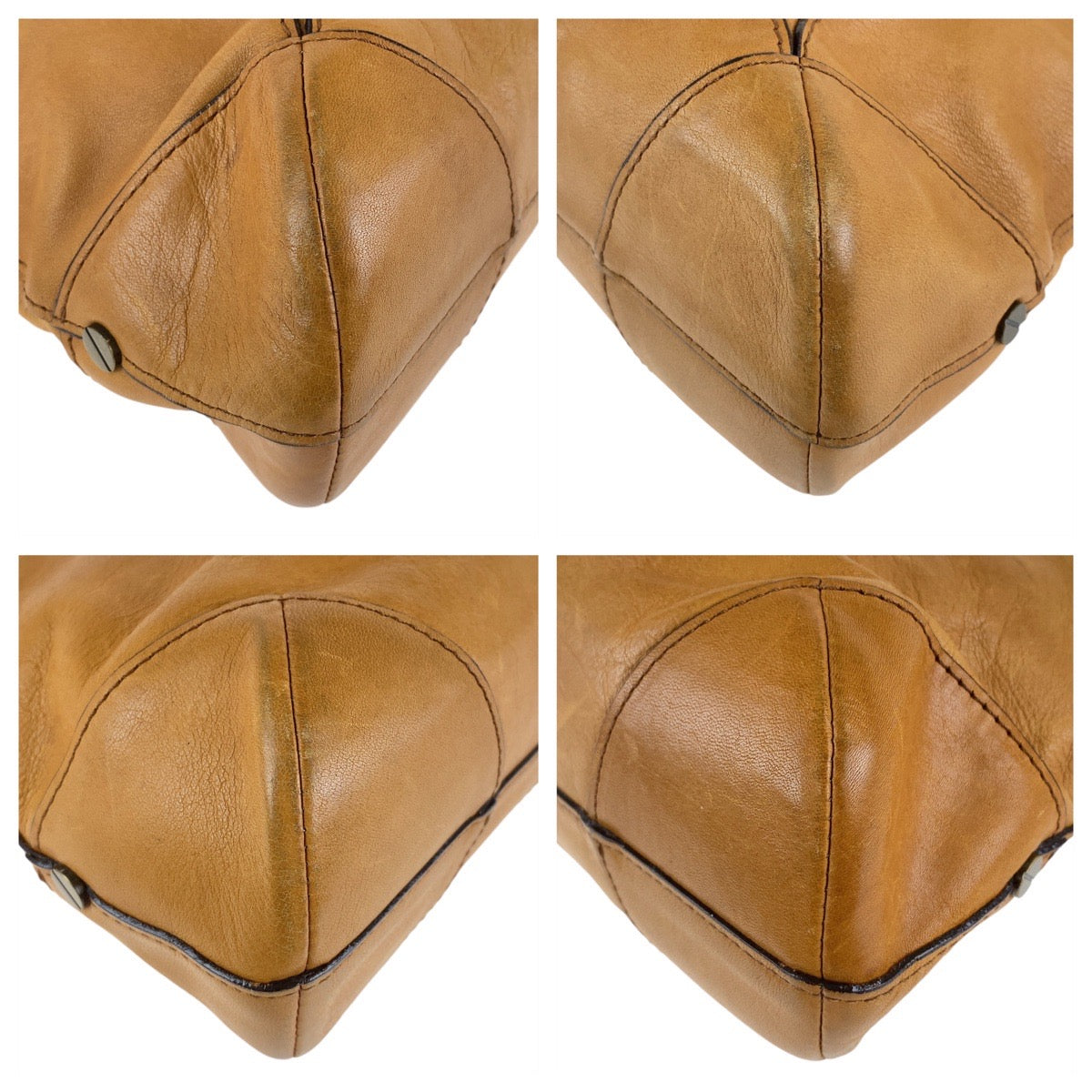 13183
Chloe クロエ ブラウン キャメル ゴールド金具 レザー 斜め掛け ショルダーバッグ メッセンジャーバッグ  レディース
