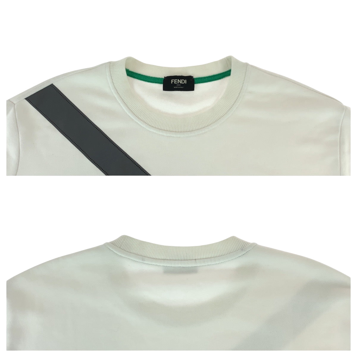 22585
FENDI フェンディ サイズ2XL ホワイト グリーン コットン FAF532A54P スウェットシャツ トレーナー メンズ AB28
