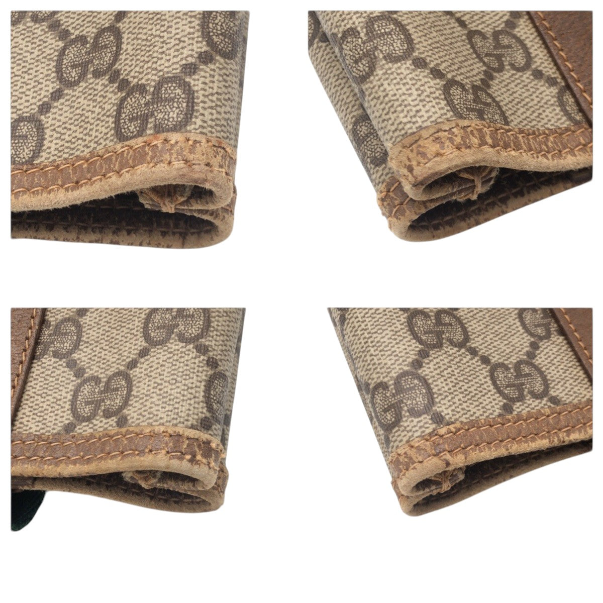 20910
GUCCI グッチ ヴィンテージ オールドグッチ シェリーライン GGスプリーム ブラウン PVC 39.02 トートバッグ ハンドバッグ レディース AB23