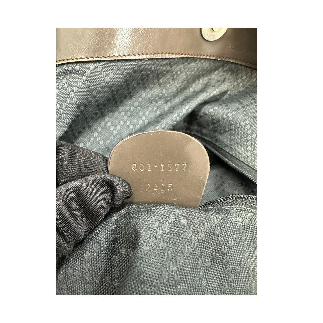 GUCCI グッチ バンブー カーキ シルバー金具 ナイロン / レザー 0011577 ショルダーバッグ ハンドバッグ レディース AB