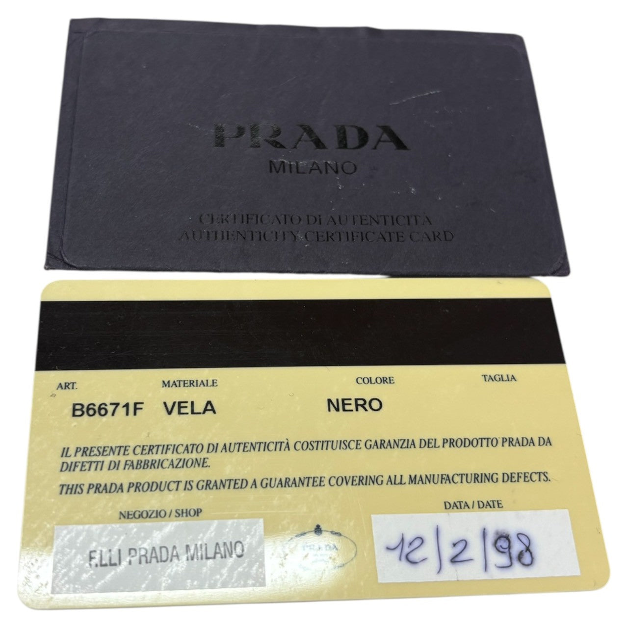 PRADA Tessuto Triangle Logo Plate Black Silver Hardware Nylon B6671F Shoulder Bag Women's B