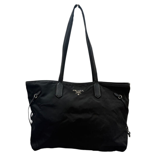 PRADA プラダ テスート サフィアーノ ブラック ナイロン / レザー BR3924 トートバッグ ショルダーバッグ レディース B