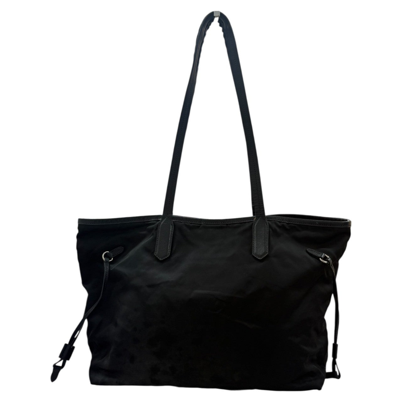 PRADA プラダ テスート サフィアーノ ブラック ナイロン / レザー BR3924 トートバッグ ショルダーバッグ レディース B