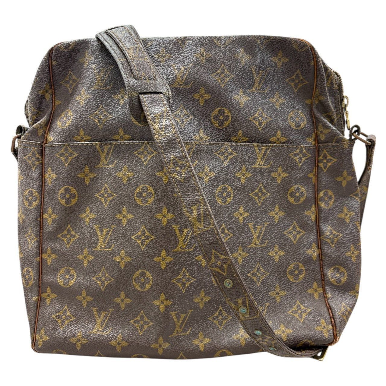 LOUIS VUITTON ルイヴィトン モノグラム マルソー ブラウン ゴールド金具 PVC M40264 ショルダーバッグ レディース B