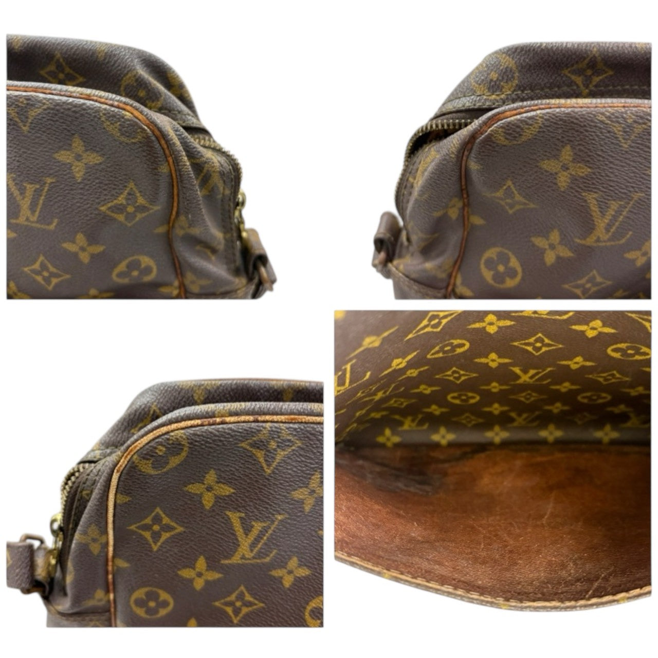 LOUIS VUITTON ルイヴィトン モノグラム マルソー ブラウン ゴールド金具 PVC M40264 ショルダーバッグ レディース B