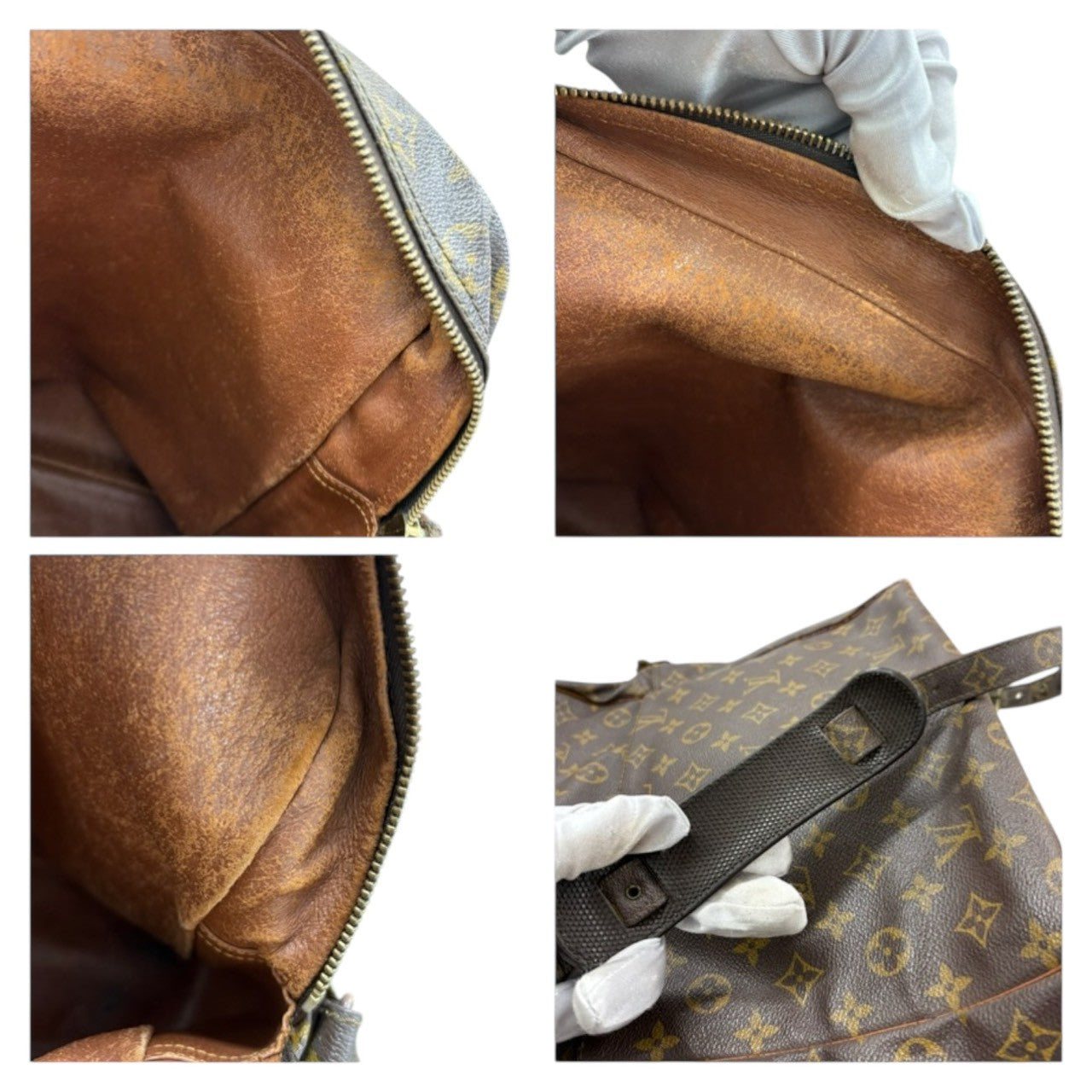LOUIS VUITTON ルイヴィトン モノグラム マルソー ブラウン ゴールド金具 PVC M40264 ショルダーバッグ レディース B