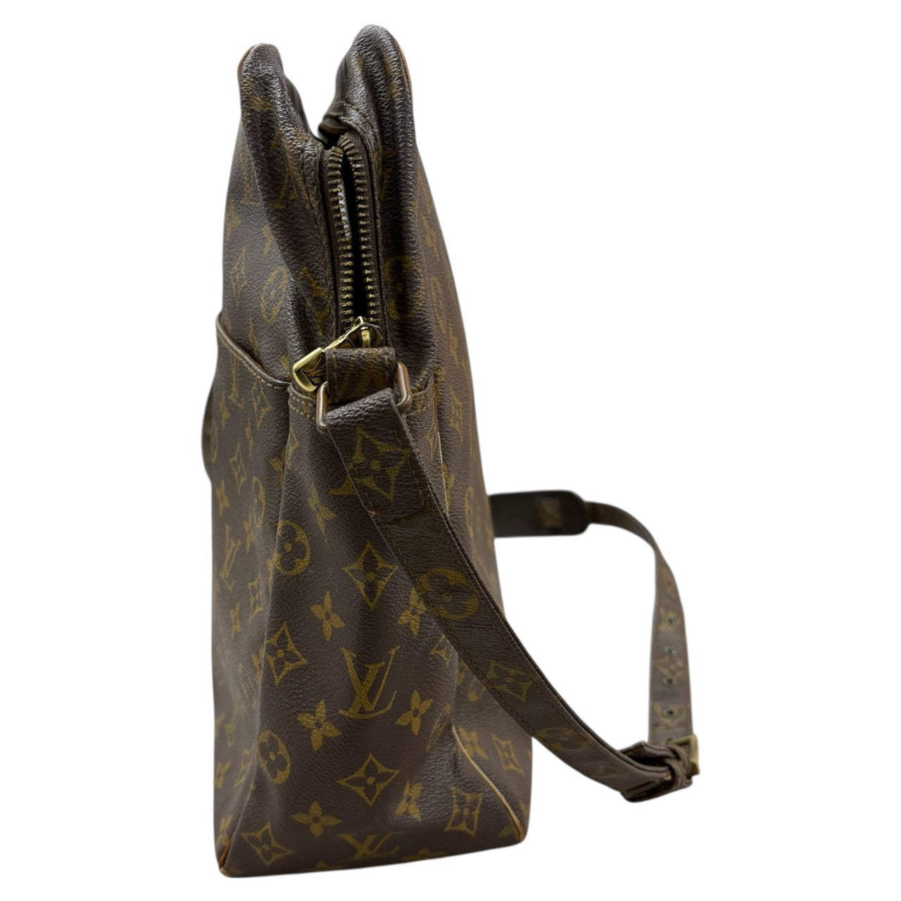 LOUIS VUITTON ルイヴィトン モノグラム マルソー ブラウン ゴールド金具 PVC M40264 ショルダーバッグ レディース B